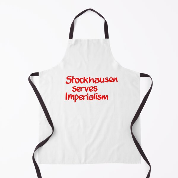 Item preview, Stockhausen Serves Imperialism - red designed and sold by bowbrick.