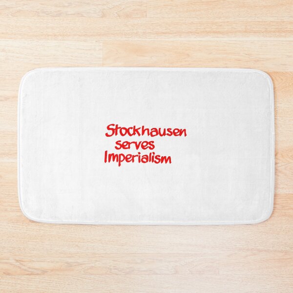 Item preview, Stockhausen Serves Imperialism - red designed and sold by bowbrick.