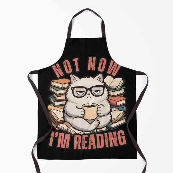 Item preview, Not Now I'm Reading Cute Cats Book Lover Gifts designed and sold by LeSoniPapaPrint.
