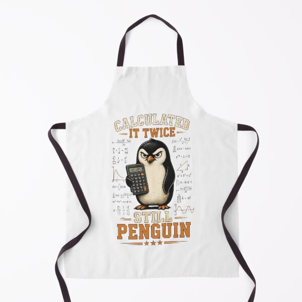 Item preview, Calculated It Twice Still Penguin Funny Math designed and sold by CalmDownZone ⭐️⭐️⭐️⭐️⭐️.
