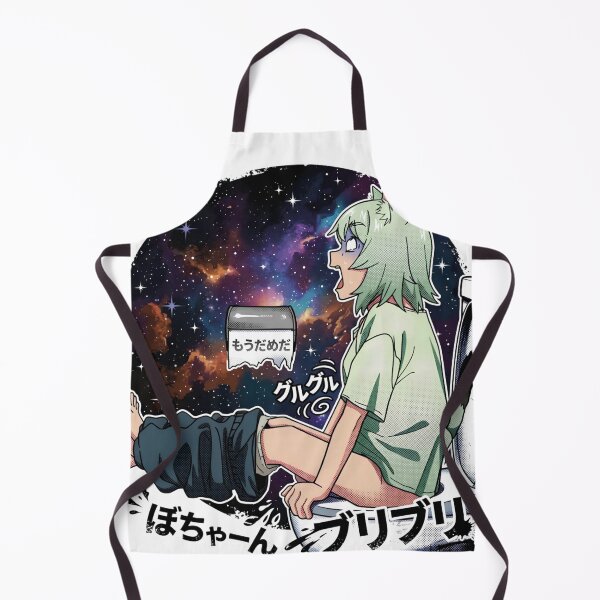 Item preview, Cosmic Crisis of the Cat Girl - Absurd Manga Humor Illustration designed and sold by moosesclub.