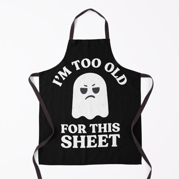 Item preview, Angry Ghost Too Old For This Sheet Funny Quote designed and sold by MizoX7.