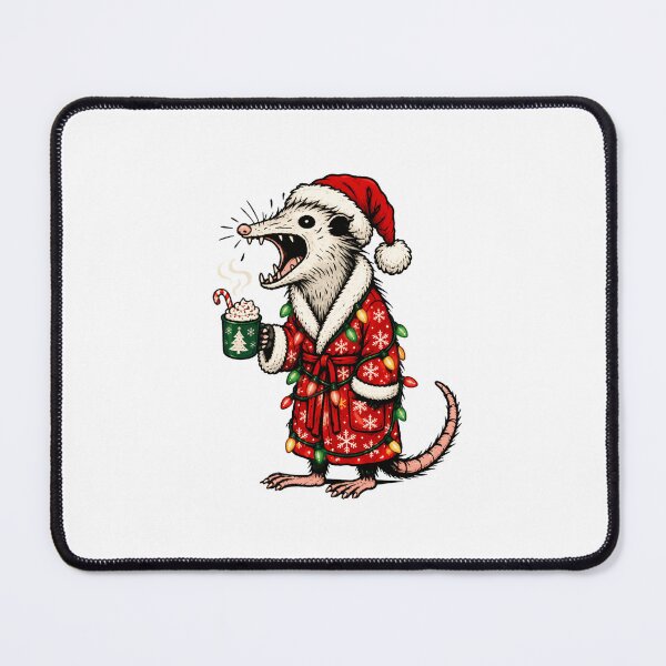 Item preview, Feral Christmas Opossum Hot Cocoa designed and sold by Steele-Art.