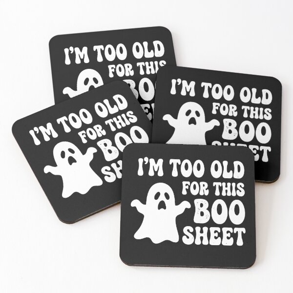 Item preview, Surprised Ghost Too Old For This Boo Sheet designed and sold by MizoX7.