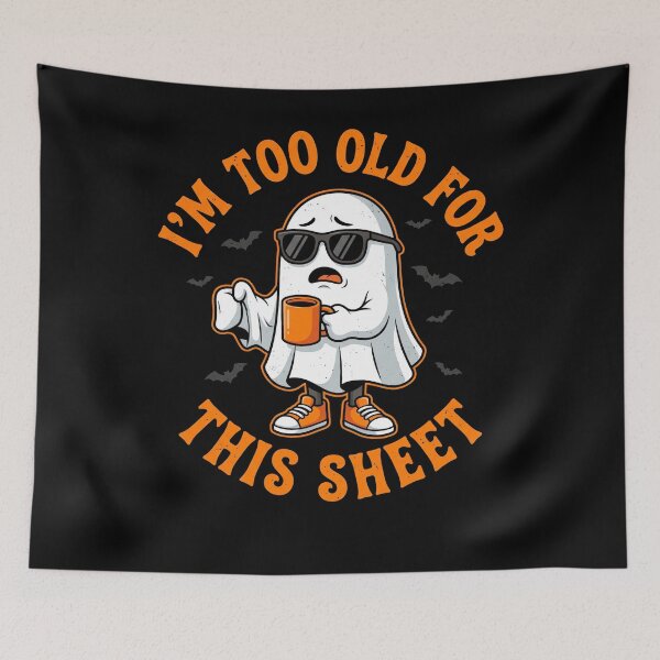 Item preview, Cool Ghost Coffee Sneakers Too Old For This Sheet designed and sold by MizoX7.