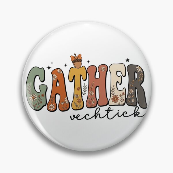 Item preview, Gather Floral Autumn Text - Cute Fall Cottagecore Halloween Design designed and sold by WillCraftx.