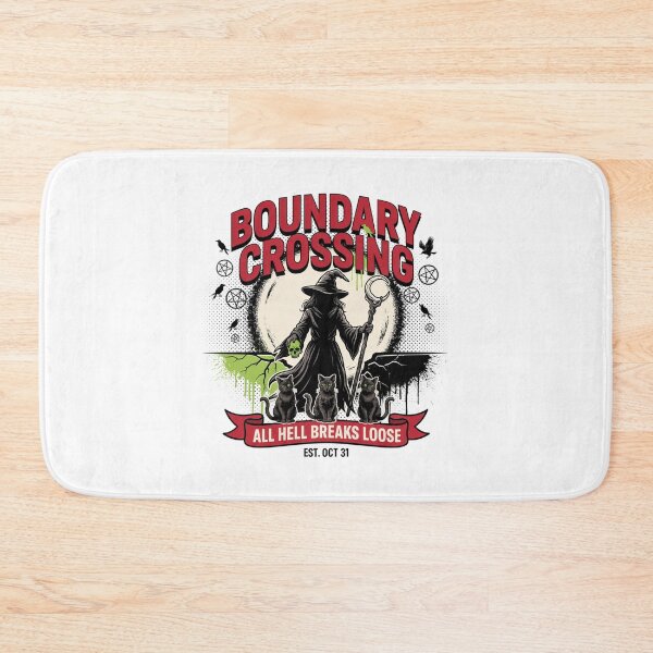 Item preview, Boundary Crossing Witch Halloween Design Graphic Tee v3 designed and sold by DarylWelsh2024.