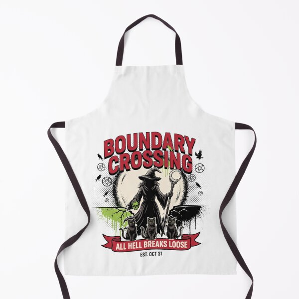 Item preview, Boundary Crossing Witch Halloween Design Graphic Tee v3 designed and sold by DarylWelsh2024.