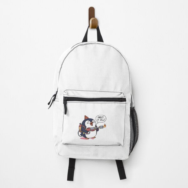 Item preview, Funny Penguin Flamethrower Melt It All Meme designed and sold by jeshands.