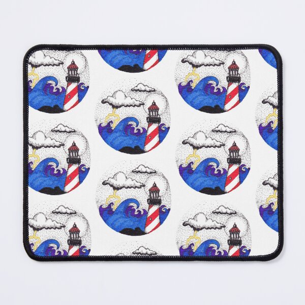 Item preview, Storm at the Lighthouse designed and sold by emzillustration.