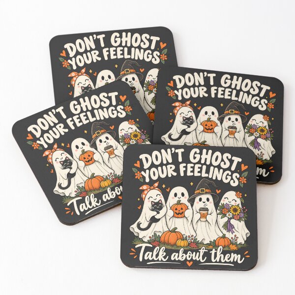 Item preview, Don't Ghost Your Feelings T-Shirt, Mental Health Awareness Shirt, Halloween School Counselor Tee designed and sold by greatmar1.