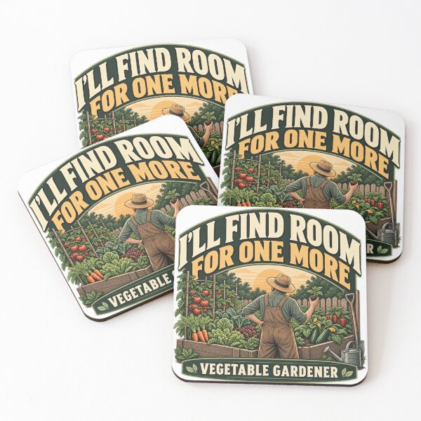 Item preview, I'll Find Room for One More – Vegetable Gardener designed and sold by DIRT & HARVEST.