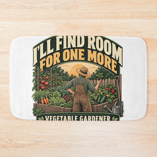 Item preview, I'll Find Room for One More – Vegetable Gardener designed and sold by DIRT & HARVEST.