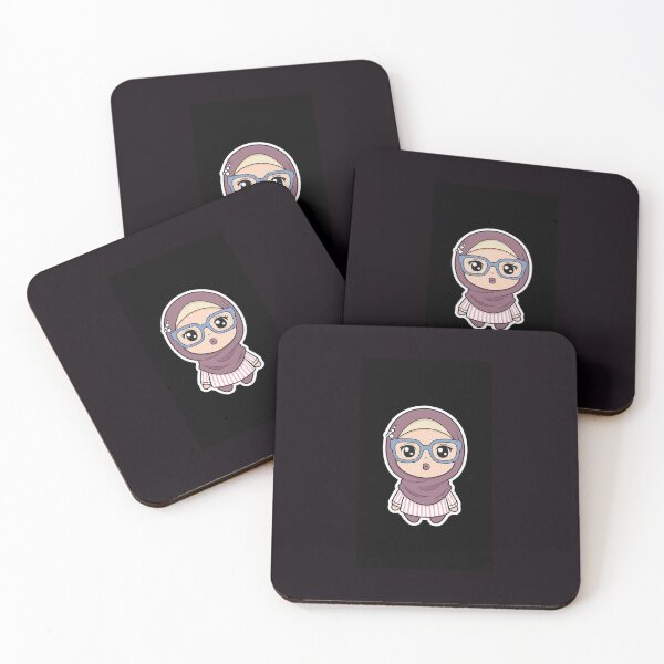 Item preview, Chibi Muslim Girl with Glasses designed and sold by TheModernMuslimchibi&more .