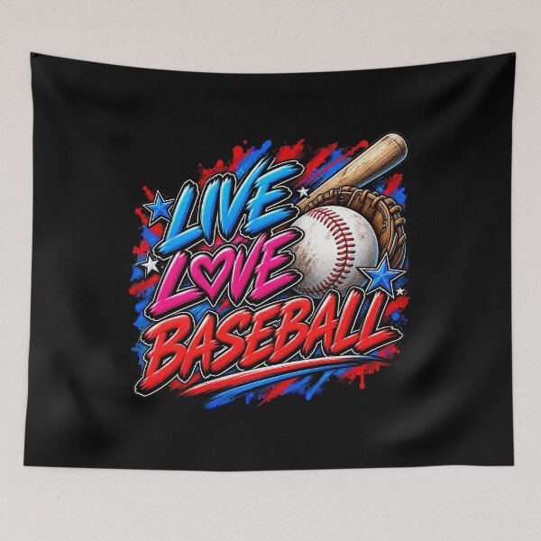 Item preview, Live Love Baseball designed and sold by OurFunnyDesigns.