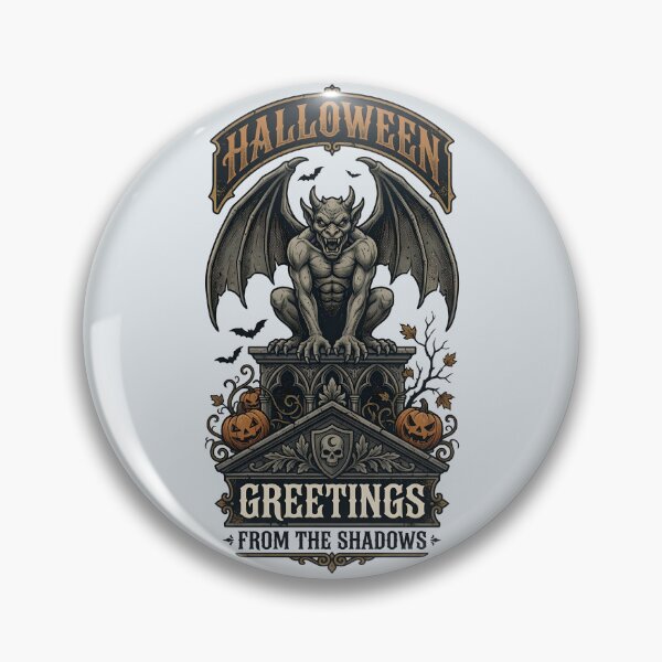 Item preview, Greetings from the shadow - Halloween gargoyle designed and sold by ParadoxParadox.