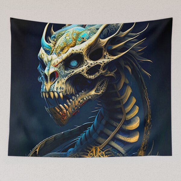 Item preview, Alien Dragon Cosmic Surreal Fantasy Sci-Fi Art designed and sold by DEC02.