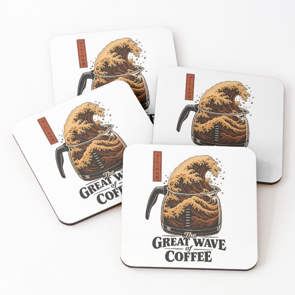 Item preview, The Great Wave of Coffee – Japanese Wave Coffee Lover Design designed and sold by Leo Bennett.