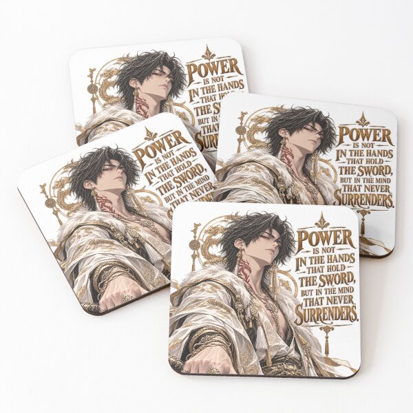 Item preview, Golden Emperor Anime Sword Quote Aesthetic designed and sold by NovaToons.