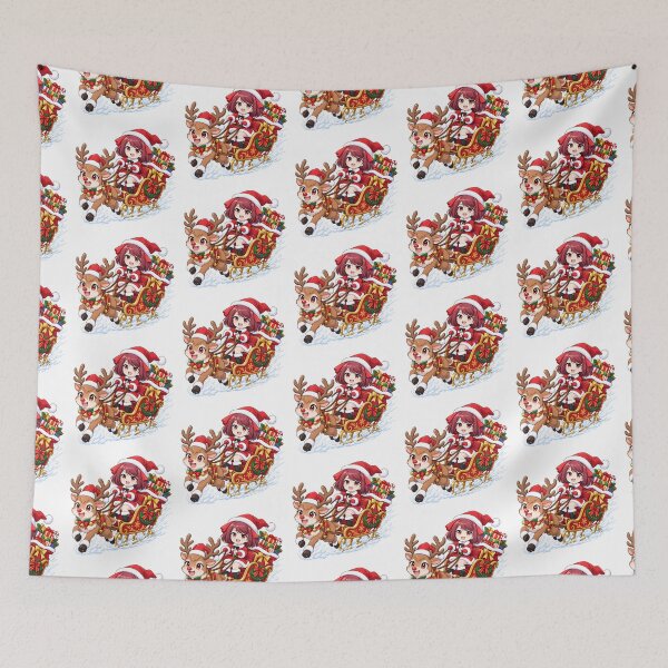 Item preview, Yamada Smoking Behind the Supermarket with You Christmas Sleigh designed and sold by mildaclairmo.