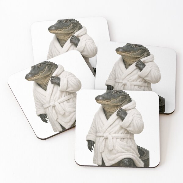 Item preview, American Alligator Fluffy Bathrobe designed and sold by Sillytoe.