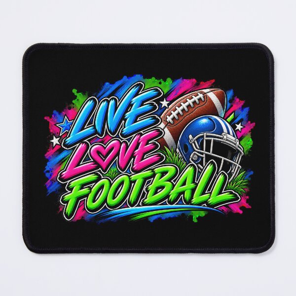 Item preview, Live Love Football designed and sold by OurFunnyDesigns.