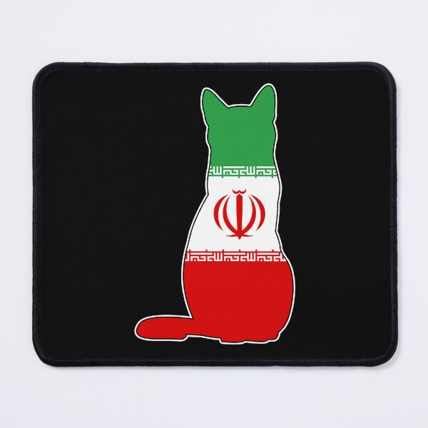 Item preview, Cat Flag of Iran designed and sold by wickedcartoons.