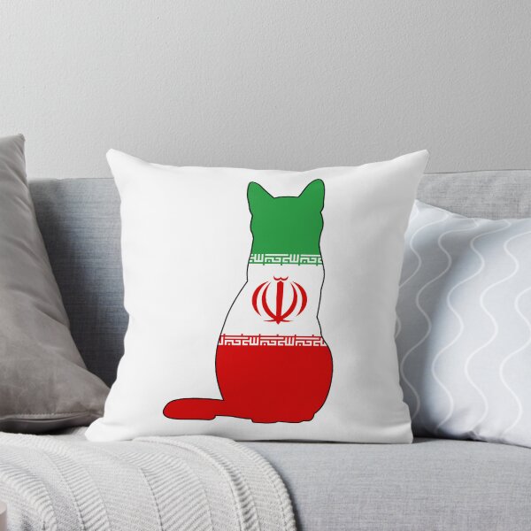 Item preview, Cat Flag of Iran designed and sold by wickedcartoons.