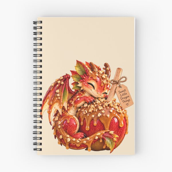 Item preview, Caramel Apple Dragon | Sweet Autumn Fantasy Creature designed and sold by Joammiyon.