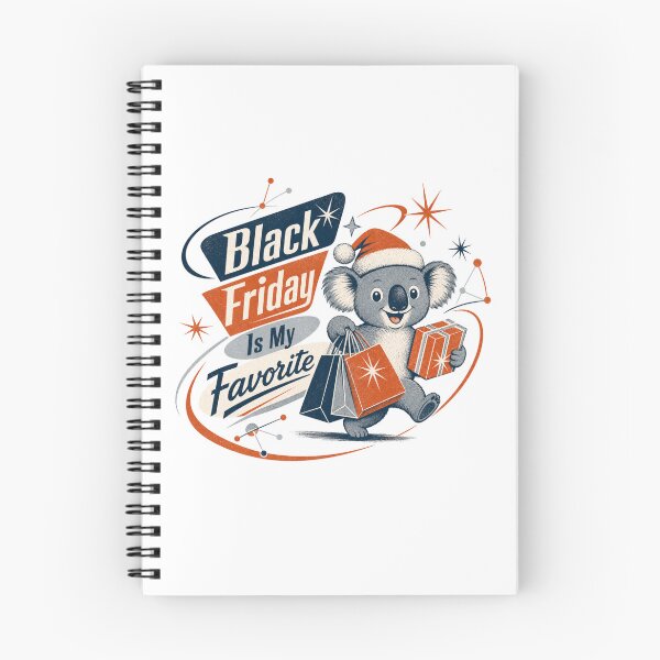 Item preview, Retro Black Friday Shopping Koala Bear Humor designed and sold by SpEnMa-Holidays.