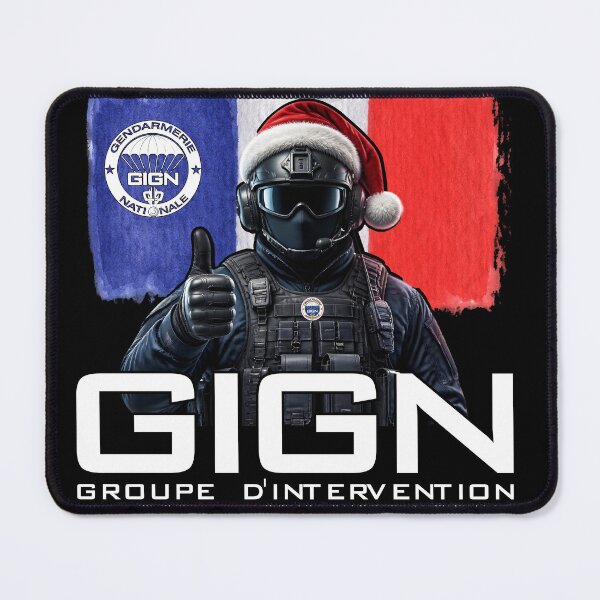 Item preview, French Gendarmerie Christmas Special Unit GIGN Santa Hat designed and sold by Trendvia .