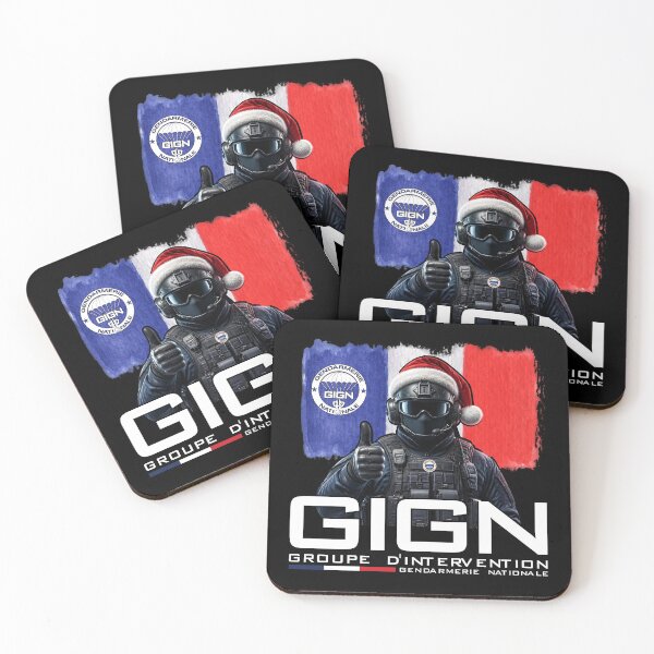 Item preview, French Gendarmerie Christmas Special Unit GIGN Santa Hat designed and sold by Trendvia .