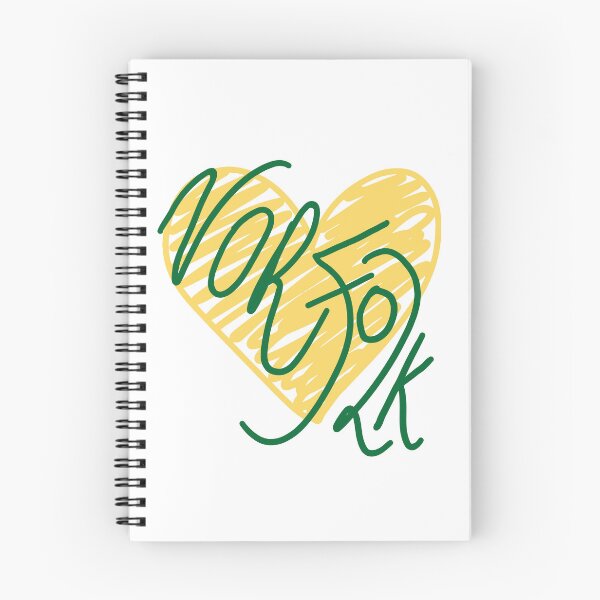 Item preview, Norfolk Love – Handwritten Typography Heart Design designed and sold by MyriadNorfolk.