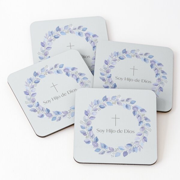 Item preview, I am a child of God. Cross Crown Watercolor designed and sold by MantoSagrado.