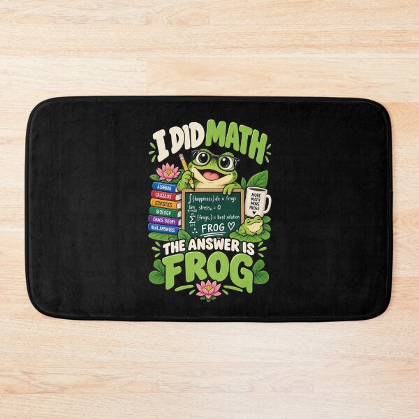Item preview, I Did Math The Answer Is Frog .. Funny Math Frog designed and sold by Ridaelb.