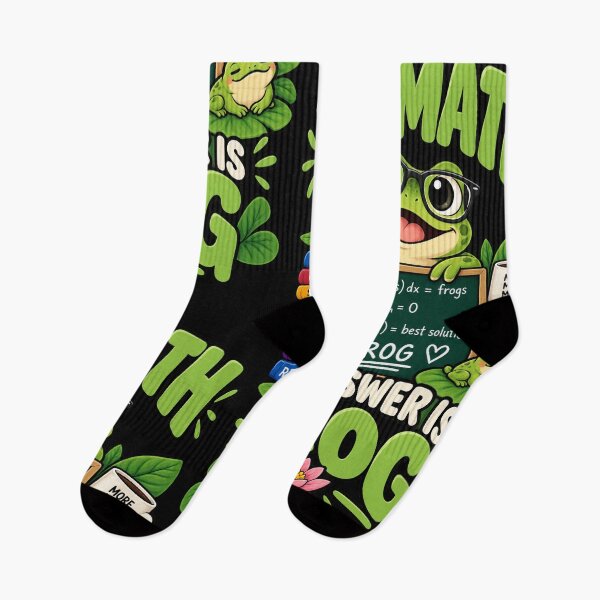 Item preview, I Did Math The Answer Is Frog .. Funny Math Frog designed and sold by Ridaelb.
