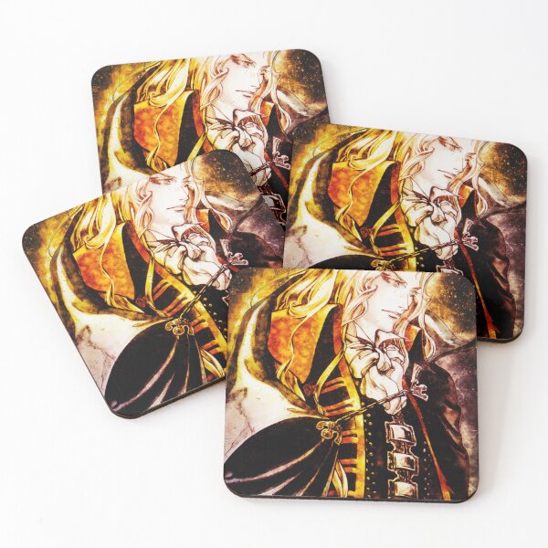 Item preview, Alucard Castlevania Noble Vampire Anime Golden Aura designed and sold by mildaclairmo.