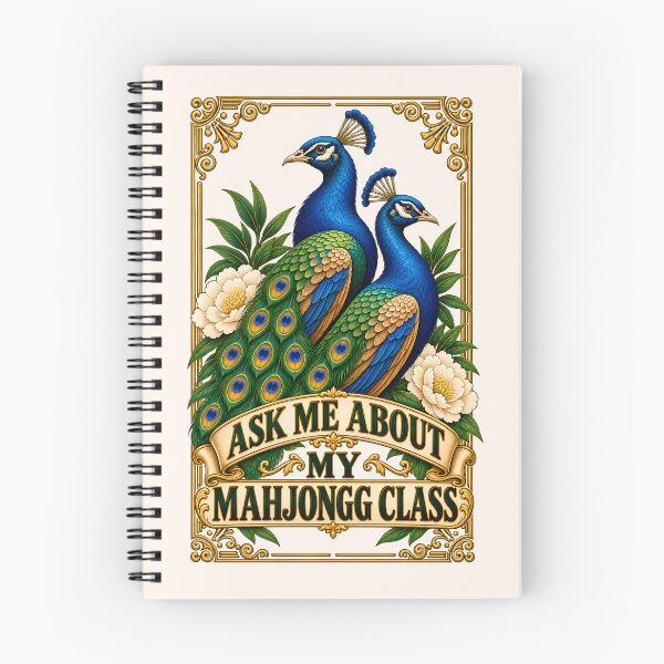 Item preview, Peacock American Mahjongg Class Shirt | Elegant Mahjong Game Night Gift designed and sold by WearVerse440.