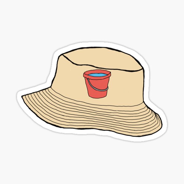 Bucket Hat Stickers Redbubble