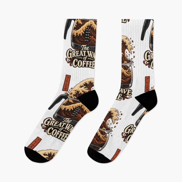 Item preview, The Great Wave of Coffee – Japanese Wave Coffee Lover Design designed and sold by Leo Bennett.