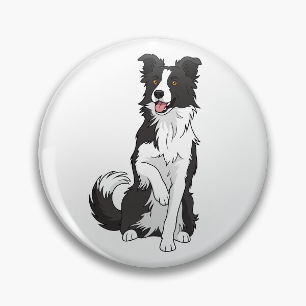 Item preview, Cute Border Collie Sticker designed and sold by Bluek9sDesign.