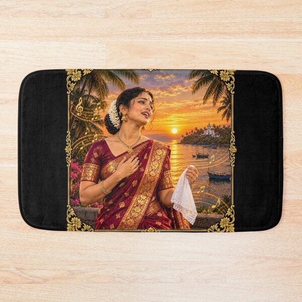 Item preview, Mando — Melody of Goa • Traditional Folk Music Art designed and sold by Goanheartprints.