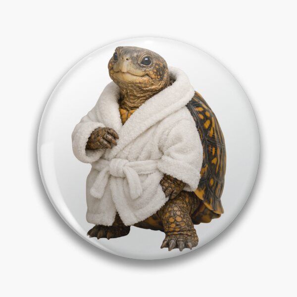 Item preview, Box Turtle Fluffy Bathrobe designed and sold by Sillytoe.