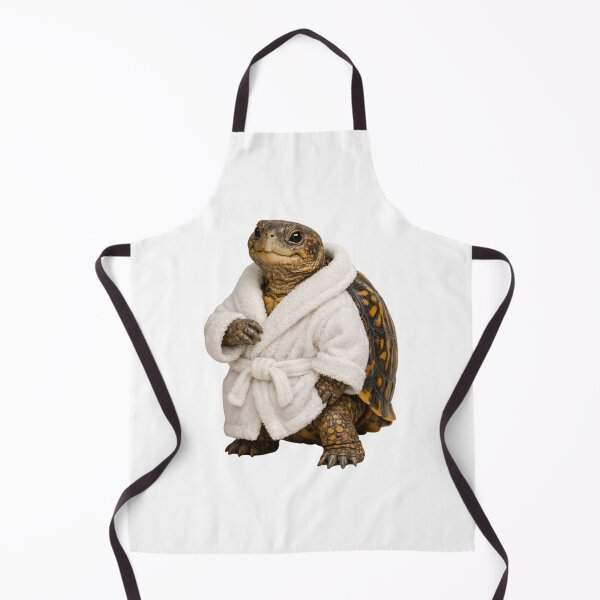 Item preview, Box Turtle Fluffy Bathrobe designed and sold by Sillytoe.