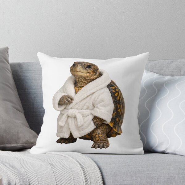 Item preview, Box Turtle Fluffy Bathrobe designed and sold by Sillytoe.