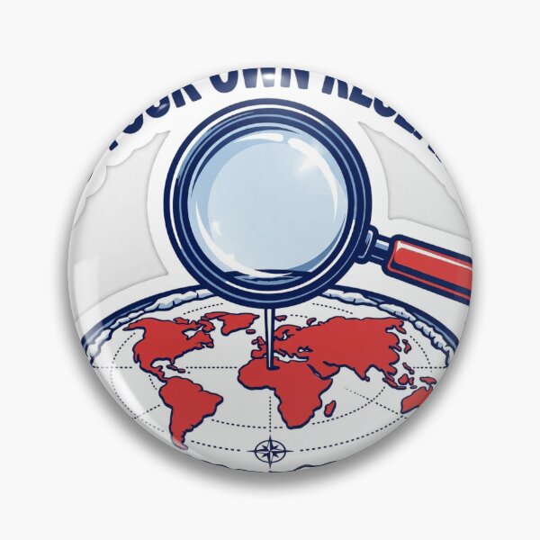 Item preview, Do Your Own Research Flat Earth Sticker designed and sold by FlatTees.