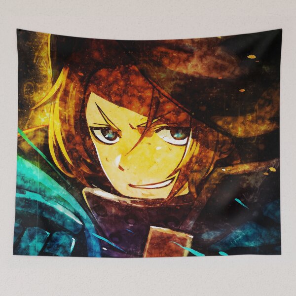Item preview, Arthur Boyle Fire Force Blue Knight Aura designed and sold by mildaclairmo.