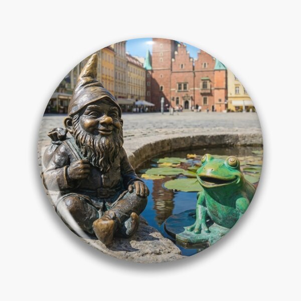 Item preview, Frog Gnome Art Print – Frog Lover Gift, Poland Travel Decor designed and sold by Purrfecta.