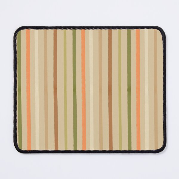 Item preview, Warm Rust & Sage Green Autumn Stripes on Warm Beige Cozy design designed and sold by somecallmeninastudio .