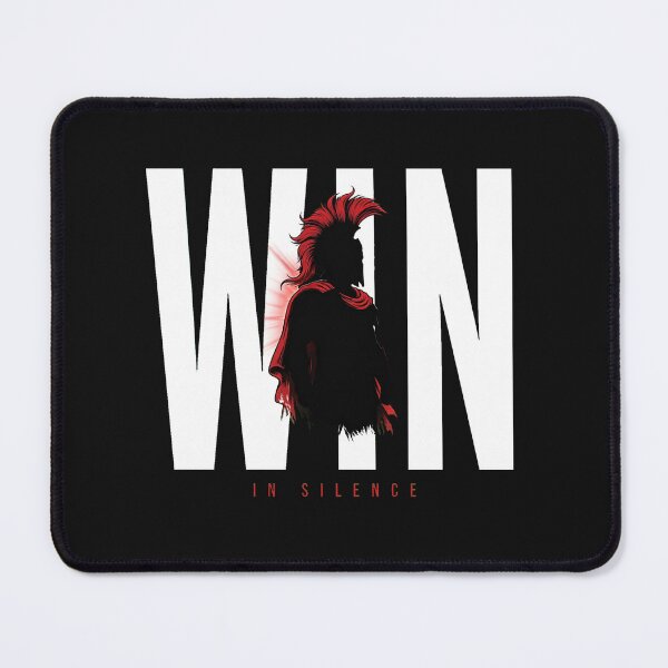 Item preview, WIN IN SILENCE - Spartan Warrior Silhouette Red Plume Gym Motivational designed and sold by VYBE DARK Studio.
